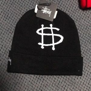 NWT Stussy money black toque